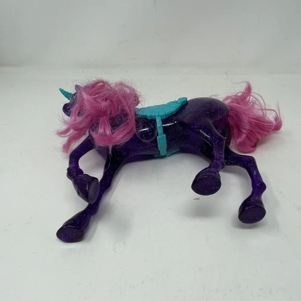 Mattel Barbie Dreamtopia Princess Purple Unicorn Pink Hair W/ Turquoise Saddle‎